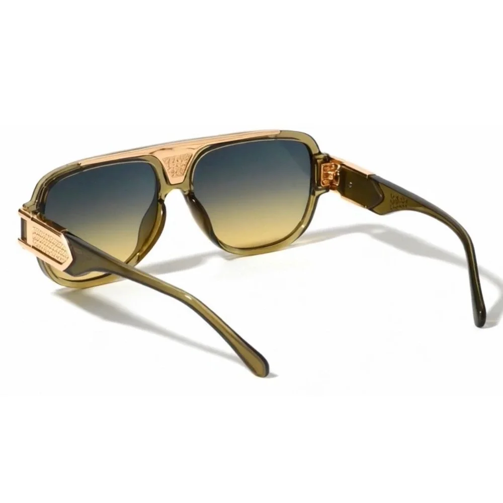 Sunglasses For MEn Hip Hop Streetwear Cholo‎ Square Shades Outfit Rapper Eyewear
